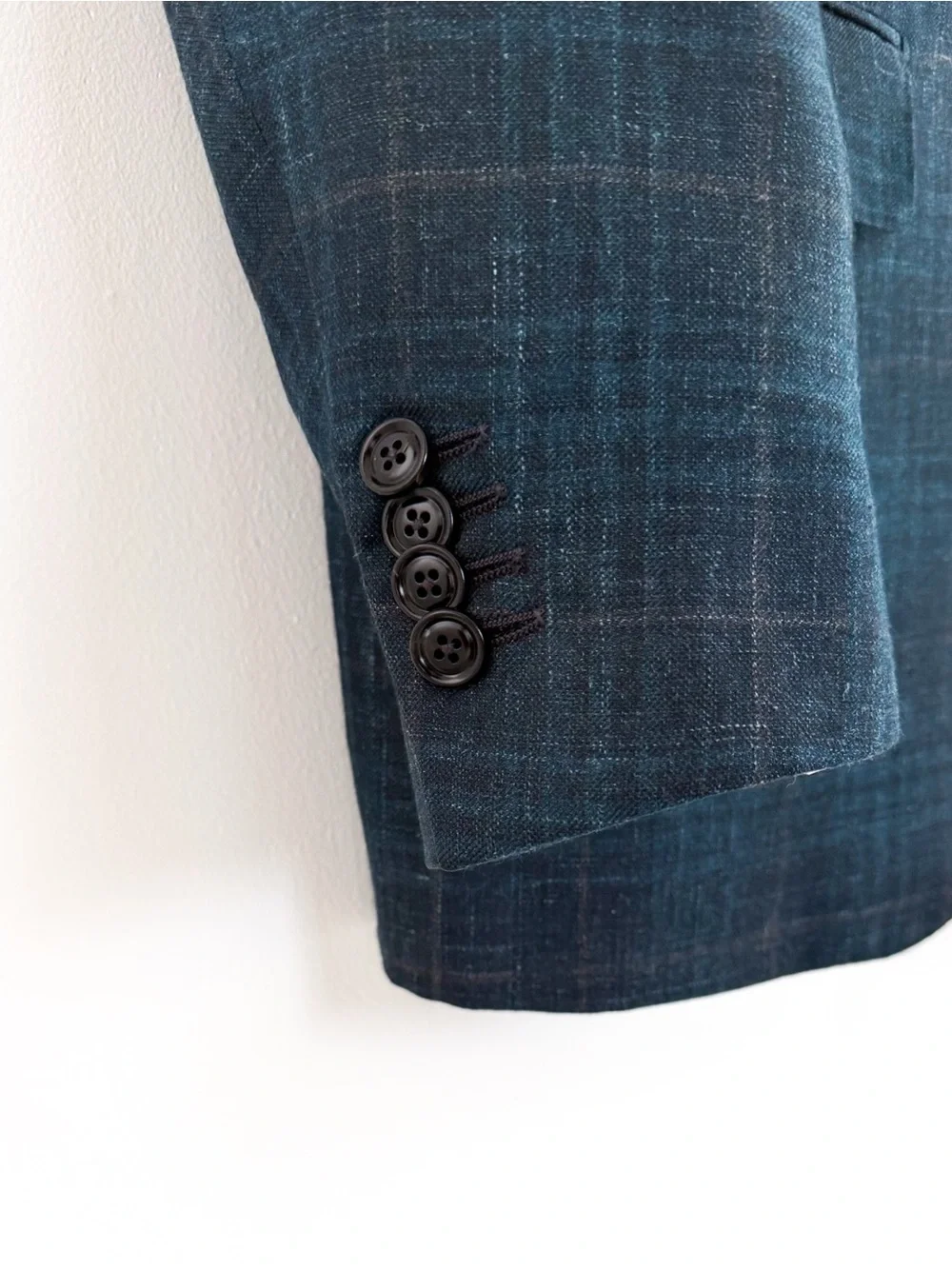 NEW Ermenegildo Zegna Cashmere Milano Easy Teal Plaid Sport Coat Men Blazer 40R